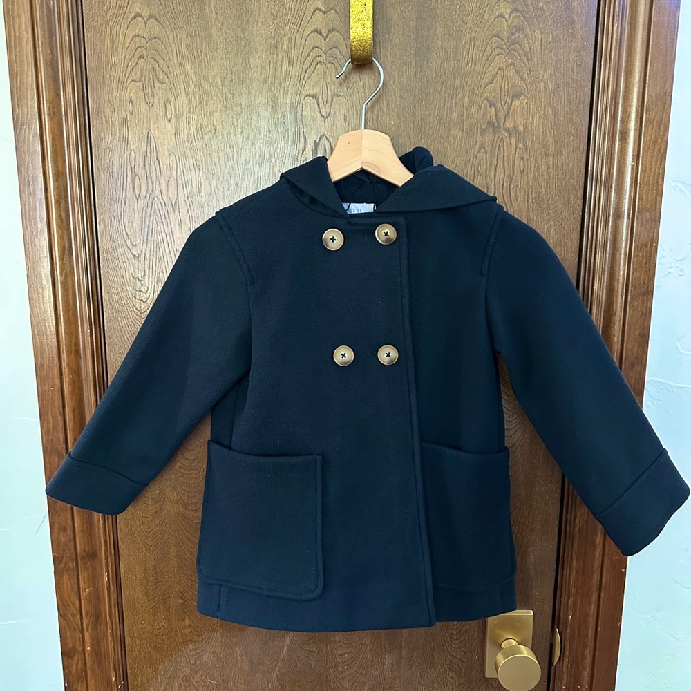 ZARA New Without Tags Hooded Peacoat 6/7